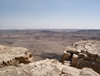 Israel - Mitzpe-Ramon: Ramon Crater - edge of the crater, called a makhtesh - Negev desert - photo by E.Keren