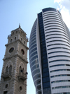 Haifa, Israel: coexistence of Israel - tower and office building - Sail Tower - photo by E.Keren