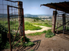 Israel - Neot Kdumim: step out to be free - old gate - photo by E.Keren