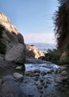 Israel - Ein Gedi National Park, South district - Dead Sea Valley - stream - photo by E.Keren