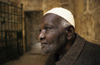Israel - Jerusalem - African Jew with Kippah - elderly black Jew - photo by Walter G. Allgwer