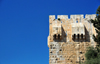 Jerusalem, Israel: Omar Ben el-Hatab square, south tower at the Citadel's gate - photo by M.Torres