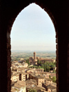 Italy / Italia - Siena (Toscany / Toscana) / FLR : from the Mangia tower - photo by M.Bergsma