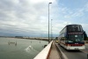 Venice: the causeway from Mestre (photo by C.Blam)