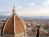 Italy / Italia - Florence / Firenze (Toscany / Toscana) / FLR : dome and city - view from the cathedral's campanile - cupola - Duomo de Santa Maria del Fiore (photo by M.Bergsma)