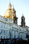 Italy / Italia - Rome: Piazza Navona - Church of St Agnese in Agony - photo by M.Torres