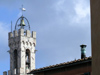Italy / Italia - Siena  (Toscany / Toscana) / FLR : Torre del Mangia - seethrough - Unesco world heritage site - photo by M.Bergsma