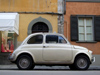 Pisa, Tuscany, Italy: Fiat 500 - very small Italian car - photo by M.Bergsma