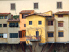 Florence / Firenze - Tuscany, Italy: Ponte Vecchio detail of houses - photo by M.Bergsma
