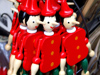 Florence / Firenze - Tuscany, Italy: Pinocchios for sale - Carlo Collodi the writer of the Pinocchio books was a Florentine - photo by M.Bergsma