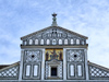 Florence / Firenze - Tuscany, Italy: San Miniato al Monte church - faade decoration - photo by M.Bergsma