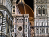 Florence / Firenze - Tuscany, Italy: Duomo detail - nocturnal - photo by M.Bergsma