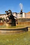Rome, Italy: fountain at Piazza della Repubblica - Fontana delle Naiadi, by Mario Rutelli - photo by M.Torres