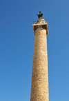 Rome, Italy: Trajan Column - built in Carrara marble by architect Apollodorus of Damascus - Piazza di Colonna Trajana - Forum of Trajan - Foro di Traiano - photo by M.Torres