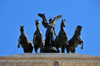 Rome, Italy: Monument of Vittorio Emanuele II - The Vittoriano - Quadriga dell'Unit, sculpture by Carlo Fontana - photo by M.Torres