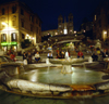 Rome, Italy: Spanish steps and Fontana della Barcaccia, Piazza di Spagna - photo by J.Fekete