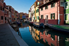 Burano, Colourful Painted Houses, Reflections, Venice - photo by A.Beaton