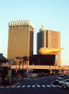 Japan - Tokyo: architecture inspired by Salvador Dali - Asahi beer company building - photo by M.Torres