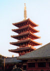 Japan - Tokyo: pagoda - photo by M.Torres
