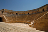 Jerash - Jordan: North Theatre - view from the stage - seating for 2000 - Roman city of Gerasa - photo by M.Torres