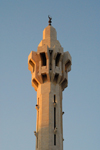 Amman - Jordan: King Abdullah Mosque - modern minaret - photo by M.Torres