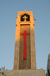 Amman - Jordan: Coptic Orthodox Church - belfry - photo by M.Torres