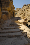 Jordan - Petra: Wadi ad Deir - stairs - photo by M.Torres