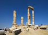 Amman - Jordan: Temple of Hercules / Herakles, built in the reign of the Emperor Marcus Aurelius (161-180 AD) - Jabal al-Qal'a - photo by M.Torres