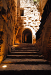 Ajlun - Jordan: Ajlun castle - stairs - photo by M.Torres