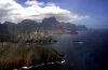 Juan Fernandez islands - Robinson Crusoe island: from the air (photo by Willem Schipper)