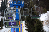 Kazakhstan - Chimbulak ski-resort, Almaty: Chairlift - ski lift - elevated passenger ropeway - photo by M.Torres