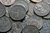 Kazakhstan: Kazak currency - Tenge (KZT) coins - money - photo by V.Sidoropolev