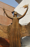Kazakhstan, Almaty: Dawn of Liberty monument - Zheltoksan / Jeltoqsan riots of 1986 monument - Zheltoksan street - photo by M.Torres