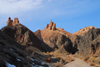Kazakhstan, Charyn Canyon: Valley of the Castles - 'castles' along the gorge - photo by M.Torres