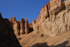 Kazakhstan, Charyn Canyon: Valley of the Castles - gorge and fairy chimneys - photo by M.Torres