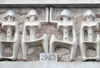 Nairobi, Kenya: frieze detail - 1963 and figures - art at Parliament House - architect Amyas Douglas Connell - photo by M.Torres