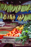 East Africa - Kenya - Mtwapa, Kilifi District, Coast province: fruits, vegetables and spices - village shop - photo by F.Rigaud