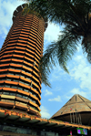 Nairobi, Kenya: corn-cob style tower - Kenyatta International Conference Center - KICC - City Square - architect Karl H. Nostvik - Harambee Avenue - central business district - COMESA grounds - photo by M.Torres