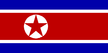DPRK / North Korea / Coreia do Norte / Republica Democratica Popular da Coreia / Democratic People's Republic of Korea / KDVR /  Demokratische Volksrepublik Korea - flag