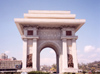 North Korea / DPRK - Pyongyang: Arch of Triumph - located at the foot of Moran hill, over Kaeson street - built from 10,500 pieces of granite - photo by M.Torres