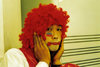 Asia - South Korea - Halloween - red wig - photo by S.Lapides