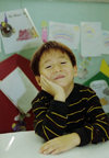 Asia - South Korea - Suweon, Gyeonggi-do province: kindergarten boy - Korean boy - photo by S.Lapides