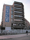Serbia - Kosovo - Kosovska Mitrovica: OSCE building - photo by A.Kilroy
