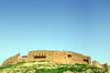 Erbil / Hewler / Arbil / Irbil, Kurdistan, Iraq: Erbil Citadel seen from the lower town - Qelay Hewlr - UNESCO world heritage site - photo by M.Torres