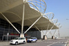 Erbil / Hewler, Kurdistan, Iraq: Erbil International Airport - terminal building - Kurdish security is alert, smart and everywhere - photo by M.Torres
