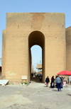 Erbil / Hewler, Kurdistan, Iraq: people at the main gate of the Erbil Citadel - Qelay Hewlr - UNESCO world heritage site - photo by M.Torres