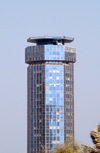 Kuwait city: Sharq Tower - heliport on the top - skyscraper - helipad on top - photo by M.Torres