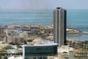 Kuwait city: view over the marina and Souk Sharq - photo by M.Torres