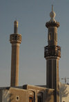Kuwait city: two minarets, Grand Mosque in background - Sharq district - photo by M.Torres