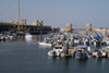 Kuwait city: Souq Sharq shopping center and marina - robalo leaving - photo by M.Torres